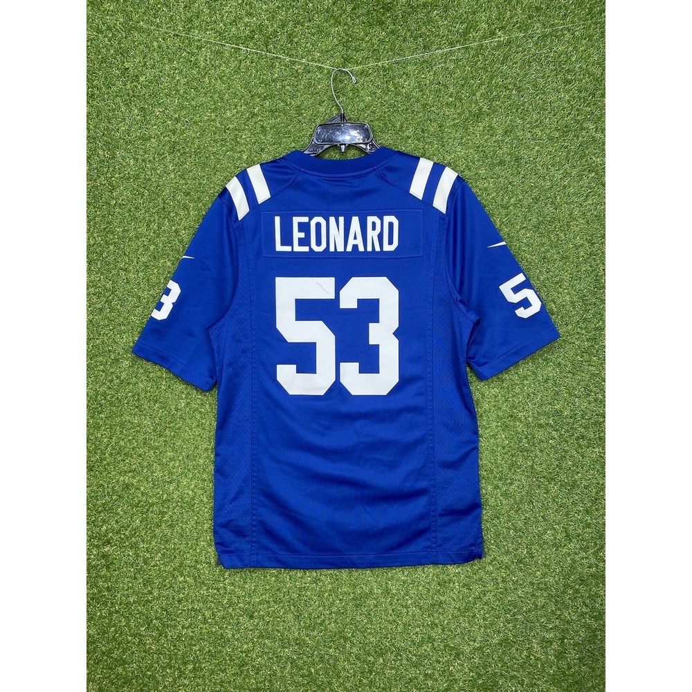 Indianapolis Colts Nike Jersey Mens Size Small S Shaquille Leonard #53 Football